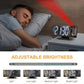 1PC Mirror multifunctional projection alarm clock Intelligent luminous clock Bedroom large screen projection clock