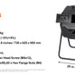 Dual Chamber Compost Tumbler, 18.5, 37 or 43 Gallon, VEVOR - BPA-Free Outdoor Compost Bin for Garden